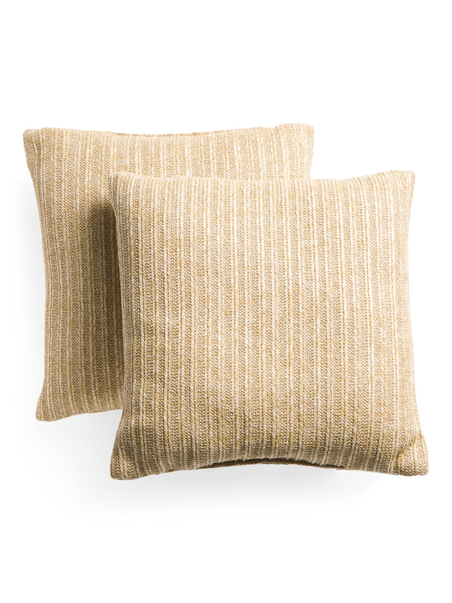 18x18 2pk Indoor Outdoor Amelia Straw Look Pillows | TJ Maxx
