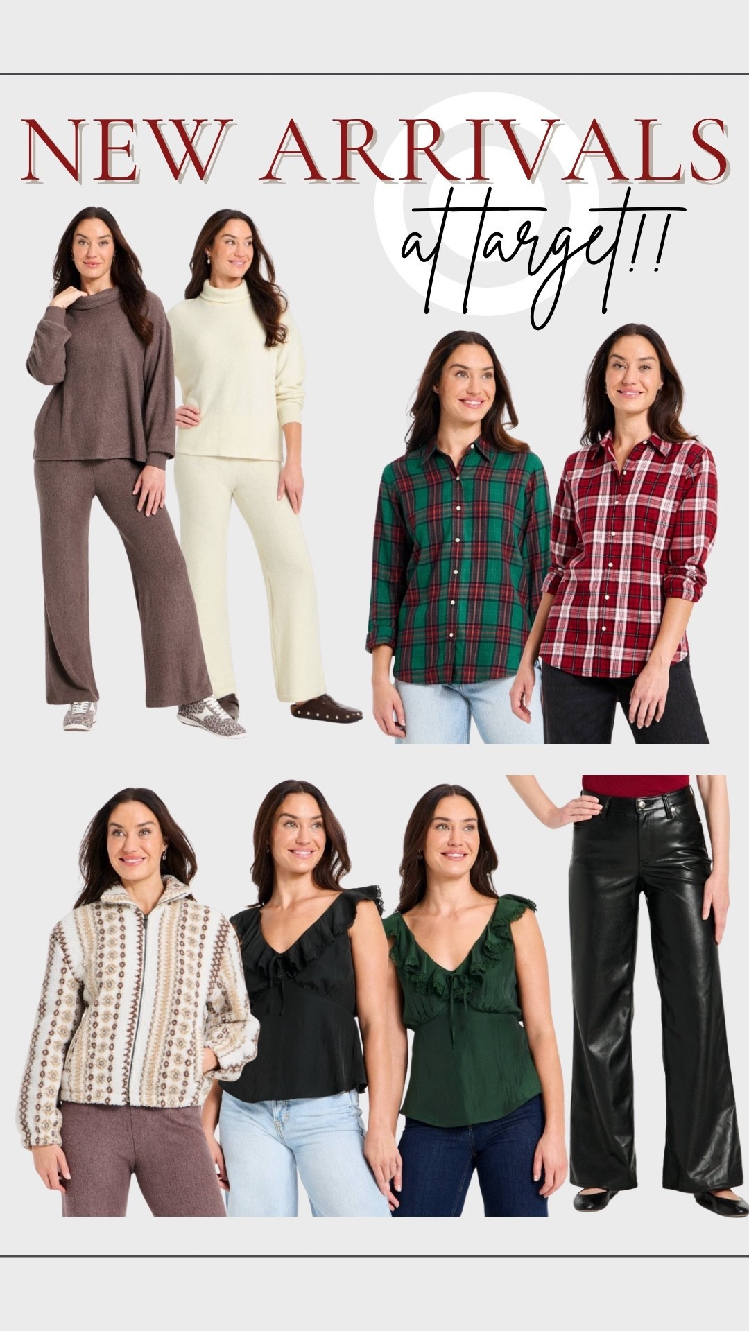 Christmas outfit, thanksgiving outfit, holiday looks , holiday party , matching set, flannel , leather pantss

#LTKFindsUnder50 #LTKSeasonal #LTKHoliday