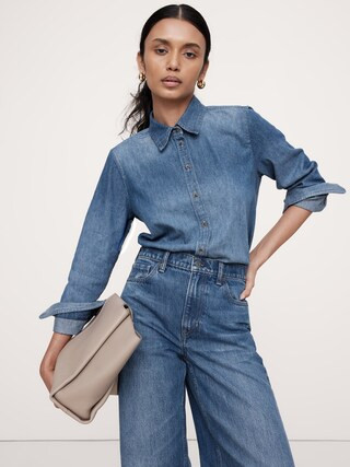 The Everyday Cotton-Hemp ShirtProduct SelectionsCA$120.00CA$94.99Rinse Dark WashMedium WashColor:... | Banana Republic (CA)