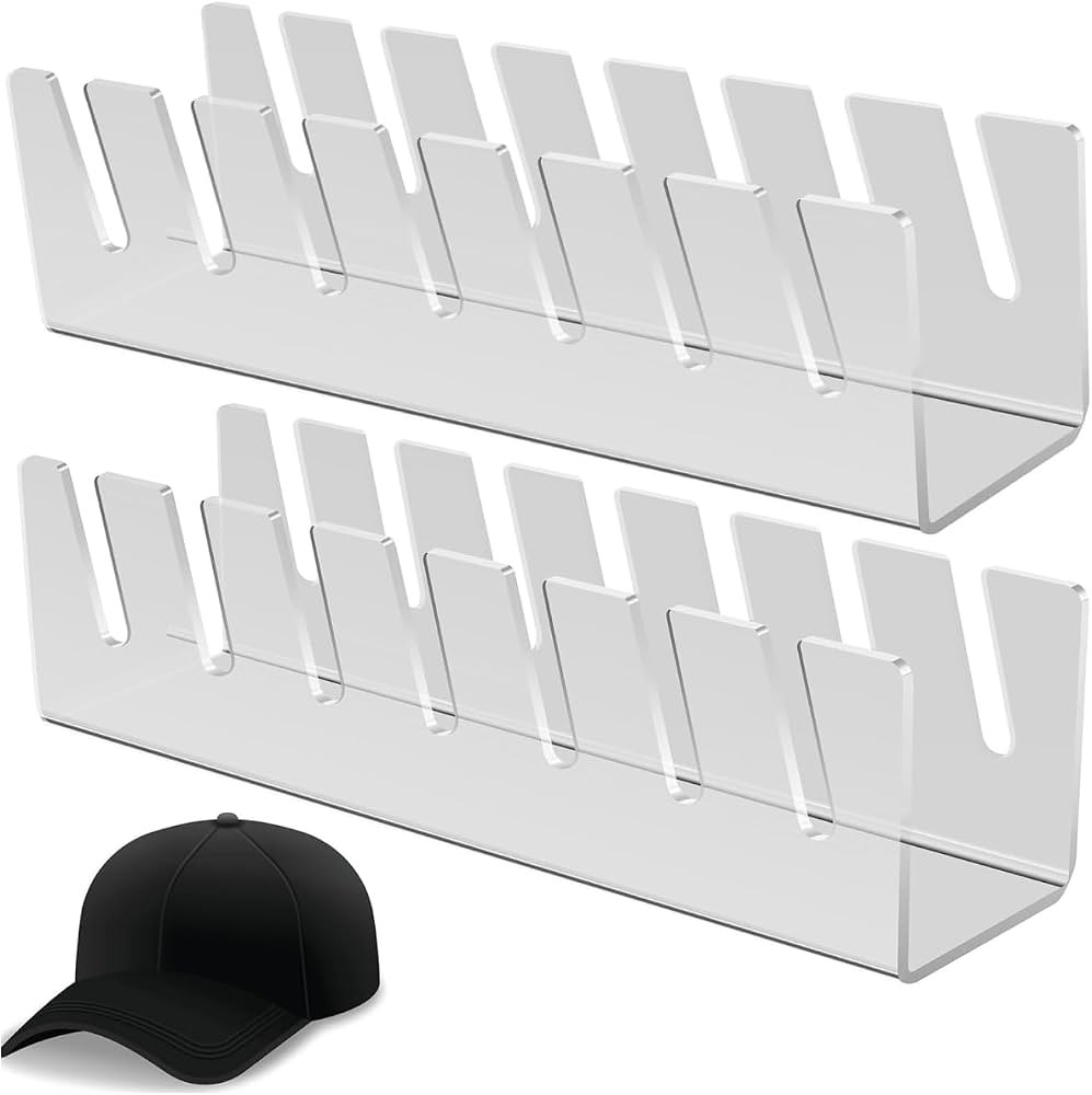 KYWYOYOU Hat Stand for Baseball Caps, Hat Organizer for Baseball Caps Shelf, Hat Organizer for Sh... | Amazon (US)