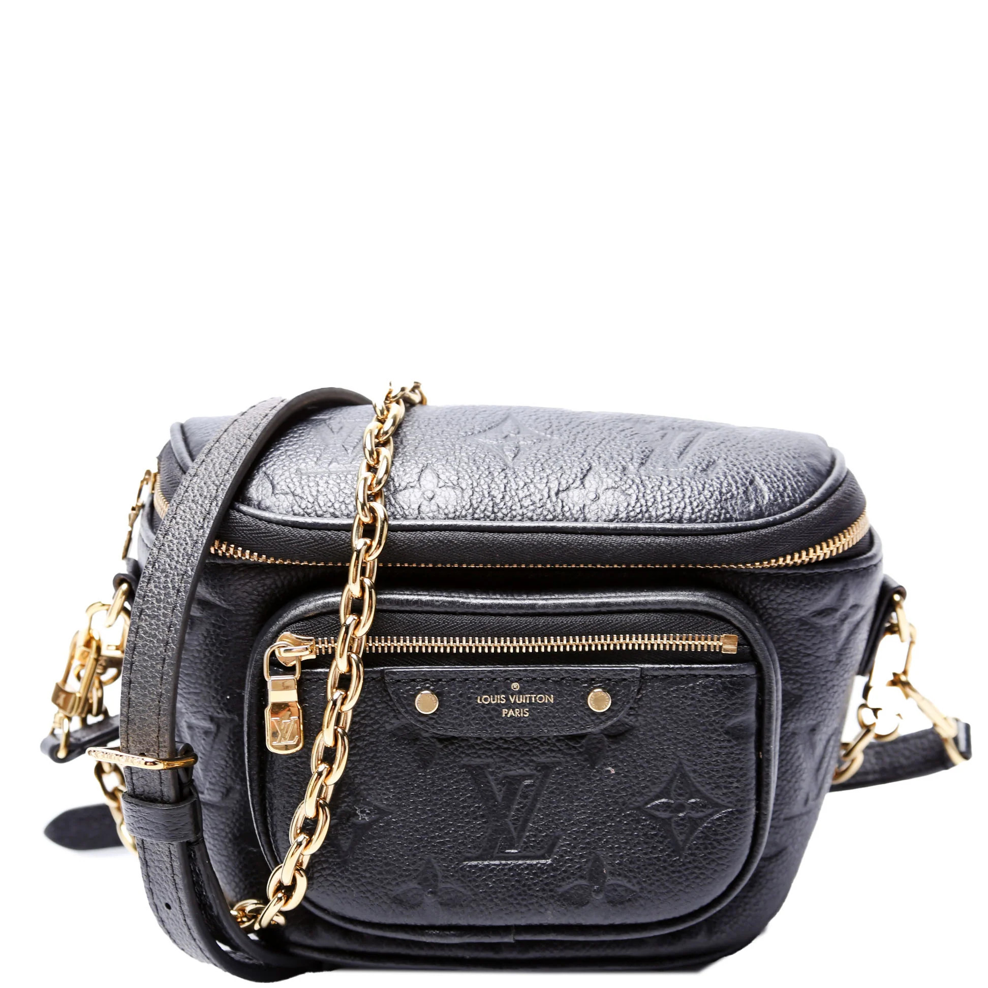 Mini Bumbag Empreinte Black | Keeks Designer Handbags