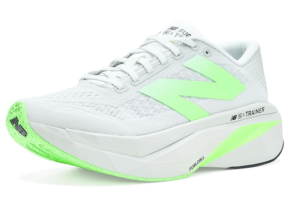 New Balance FuelCell SuperComp Trainer v3 Men's Shoes Grey Matter/Mint Flash/Silver Metallic : 9.5 D - Medium, Synthetic | Zappos