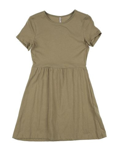 Kids Only Kid Girl Kids' dress Military green Size 13 Cotton | YOOX (US)