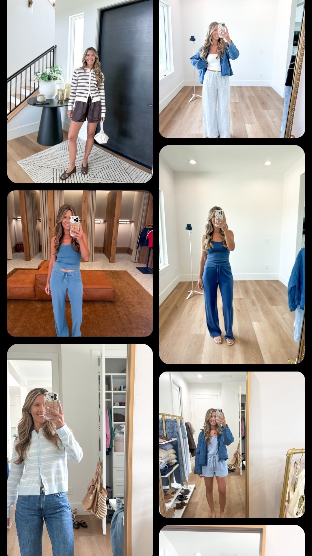 Best sellers @Aritzia 
Cardigan medium
Homestretch pants medium
Lodge shorts small
Jacket small