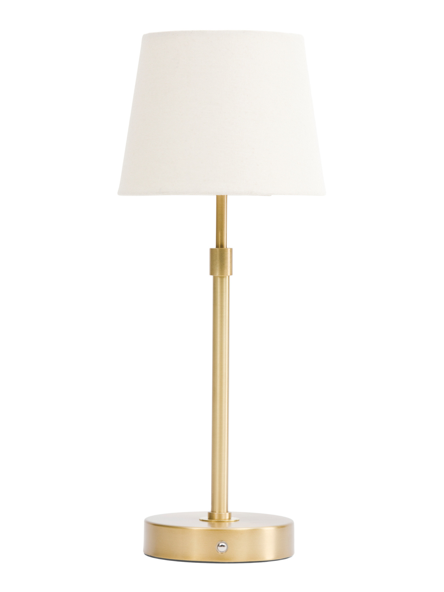 16x6.5 Linen Shade Iron Rechargeable Led Touch Lamp | Lighting | Marshalls | Marshalls