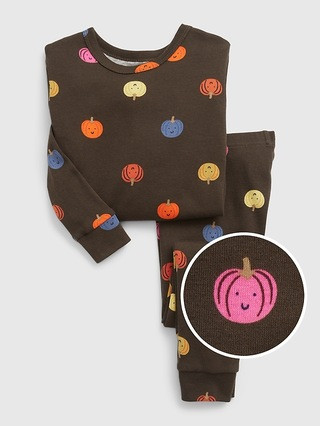 babyGap 100% Organic Cotton Pumpkin PJ Set | Gap (US)