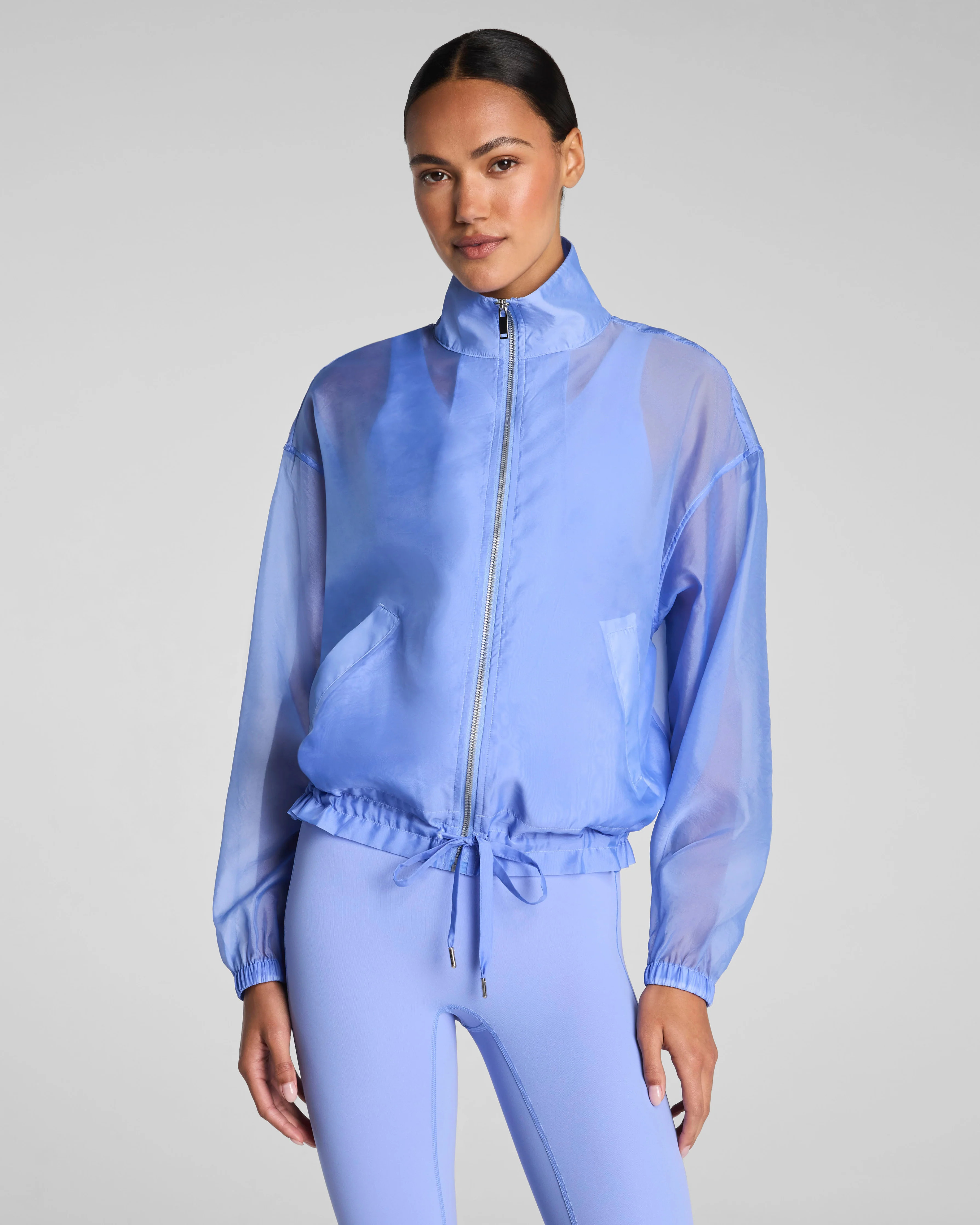 SPANX® BodyLine Sheerious Full Zip Jacket | Hyacinth XL | Spanx Canada