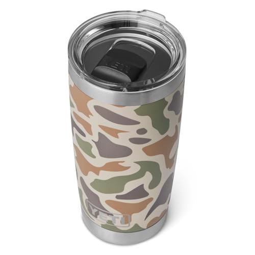YETI Rambler 20 oz Tumbler, Stainless Steel, Vacuum Insulated with MagSlider Lid, Tan Camo | Amazon (US)