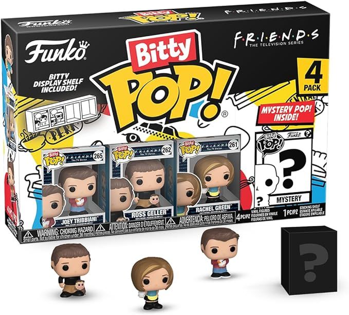 Funko Bitty Pop! Friends Mini Collectible Toys - Joey Tribbiani, Ross Geller, Rachel Green & Myst... | Amazon (US)