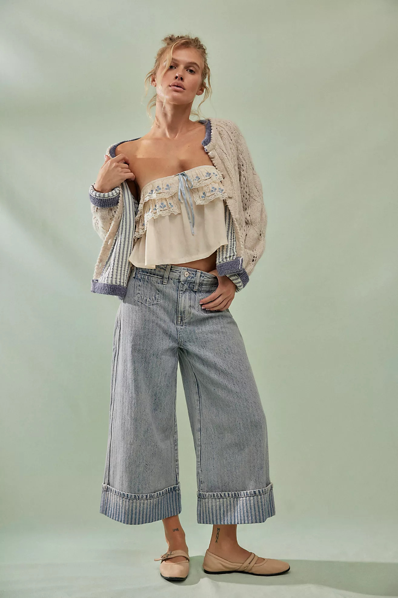 We The Free Brette Cropped Wide-Leg Jeans | Free People (Global - UK&FR Excluded)