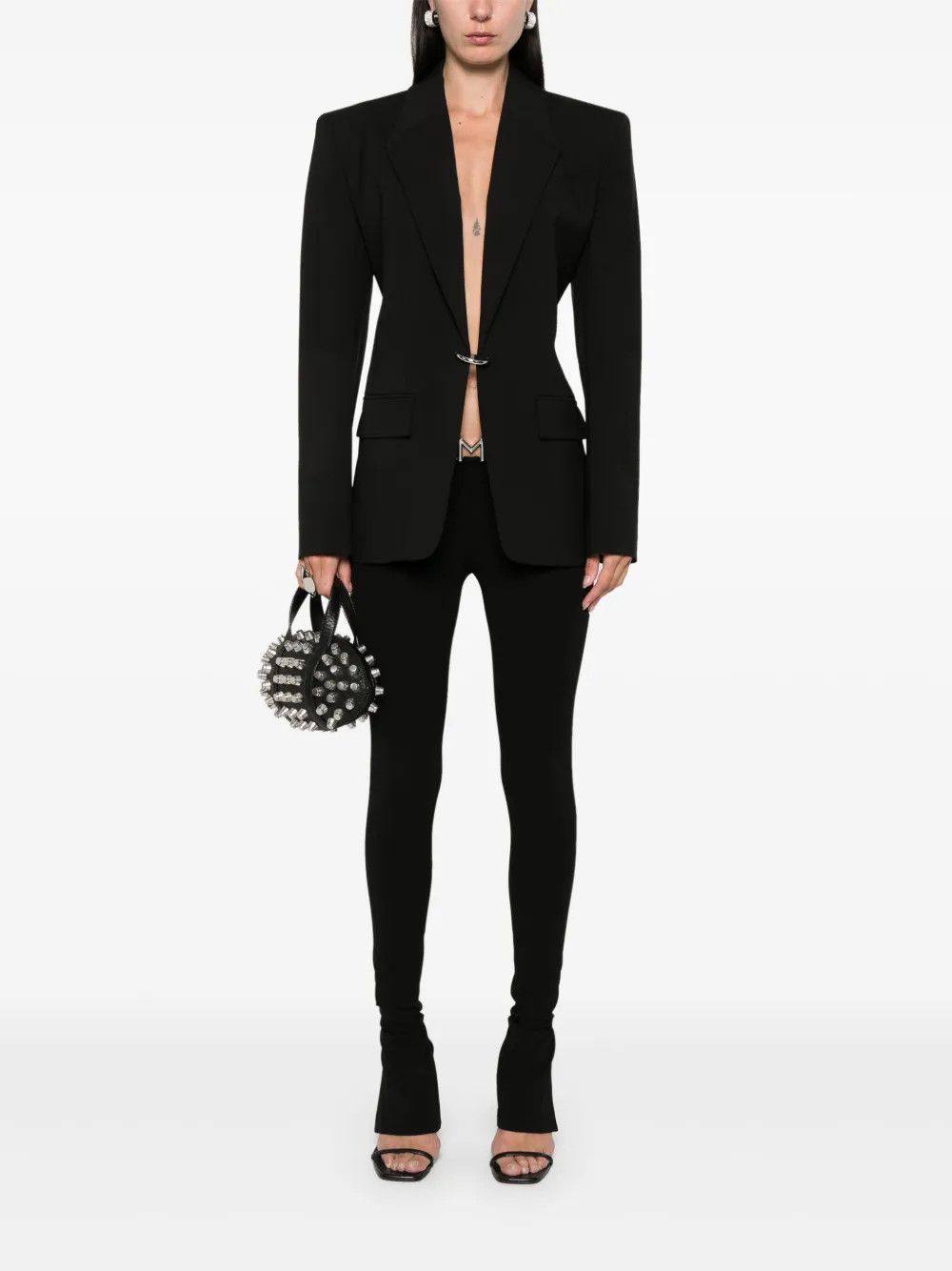 pierced tailored blazer | Farfetch Global
