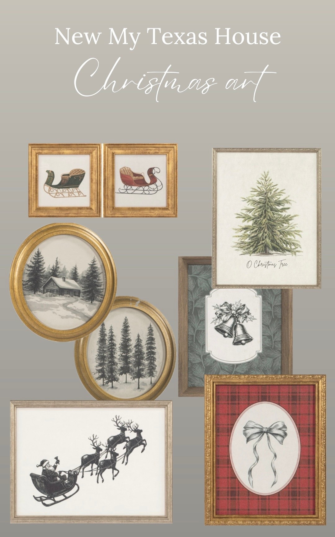 My Texas House Christmas art | holiday 2025 decor 

#LTKSeasonal #LTKHome