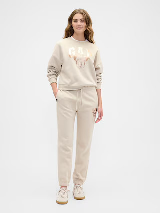 Gap × Disney Minnie Mouse Oversized Logo Sweatshirt | Gap Factory