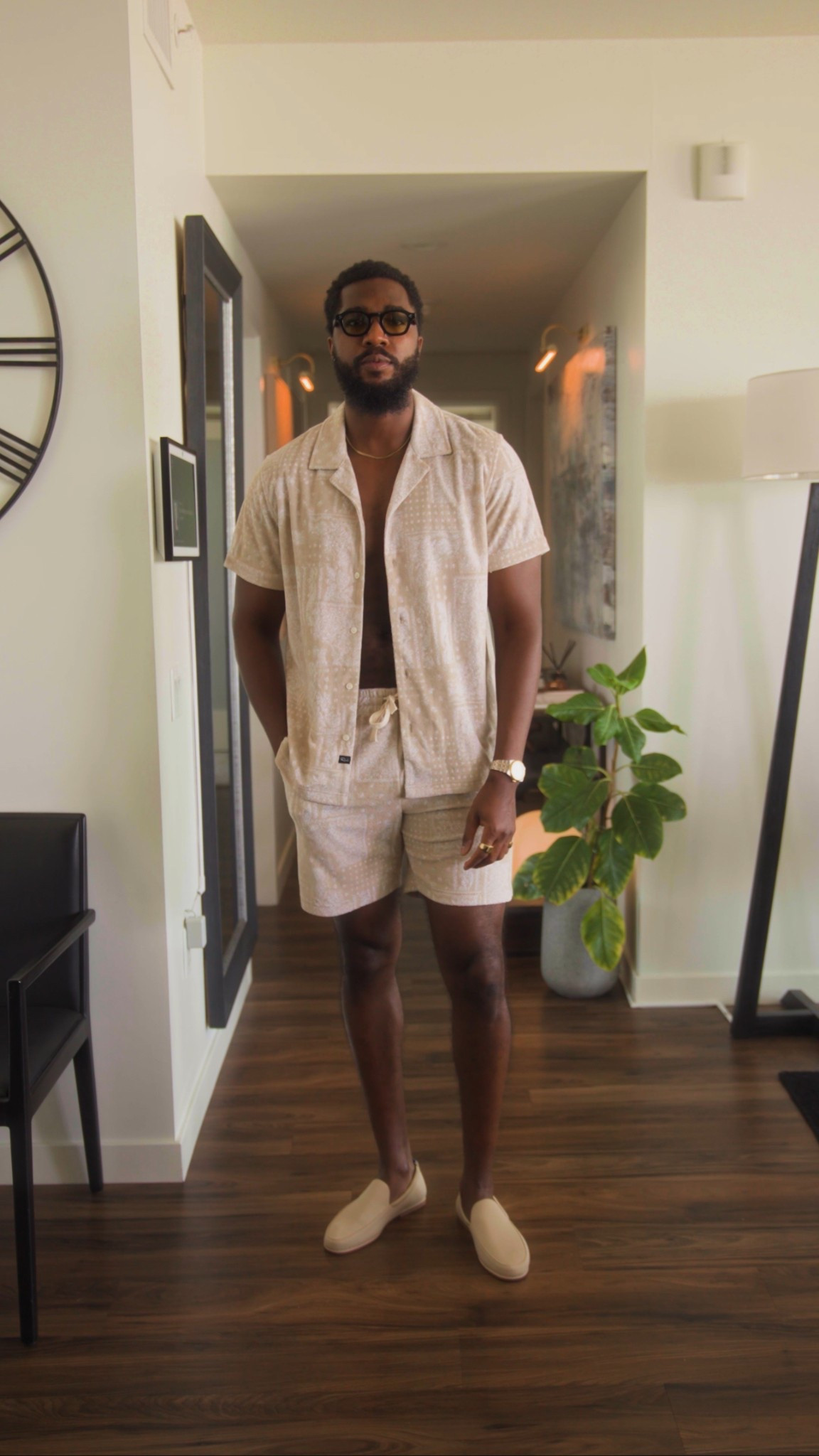 Vacation short set outfit. Links below ⬇️!

#LTKMens