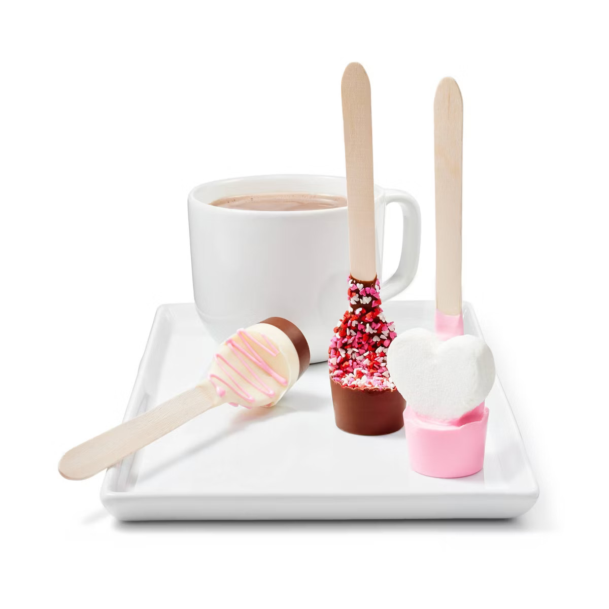 Valentine's Hot Cocoa Spoons - 2.4oz/3ct - Favorite Day™ | Target