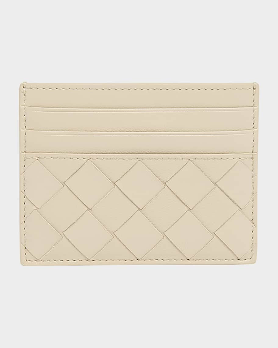 Bottega Veneta Intrecciato Leather Card Holder | Neiman Marcus