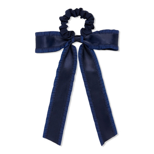 Wet Brush x Hill House Navy Ruffle Bow Scrunchie | Ulta