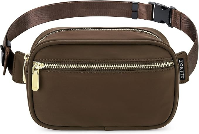 ZORFIN Belt Bag for Women Men, Fashion Fanny Pack Crossbody Bags for Women Waist Bag with Adjusta... | Amazon (US)