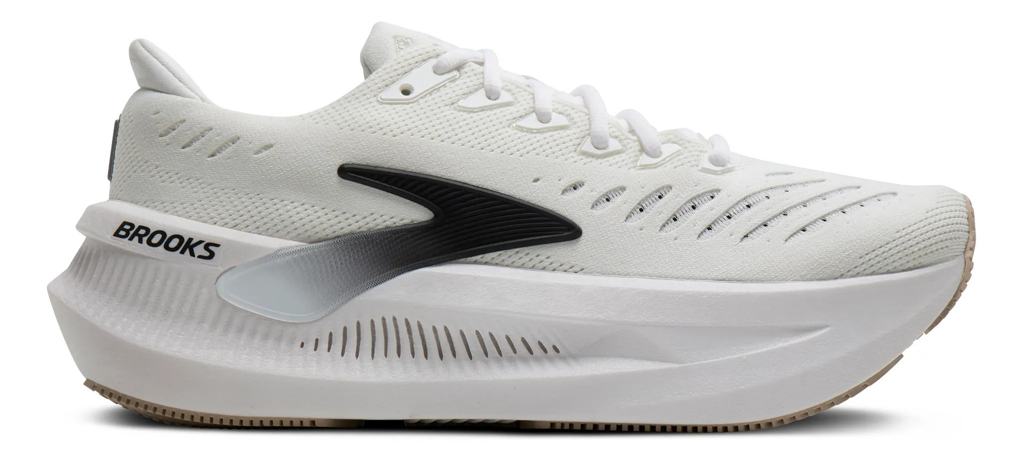 Men's Brooks Glycerin Max 2 - White / Black, Size: 8, Medium | Footwear - Road Runner Sports | Road Runner Sports
