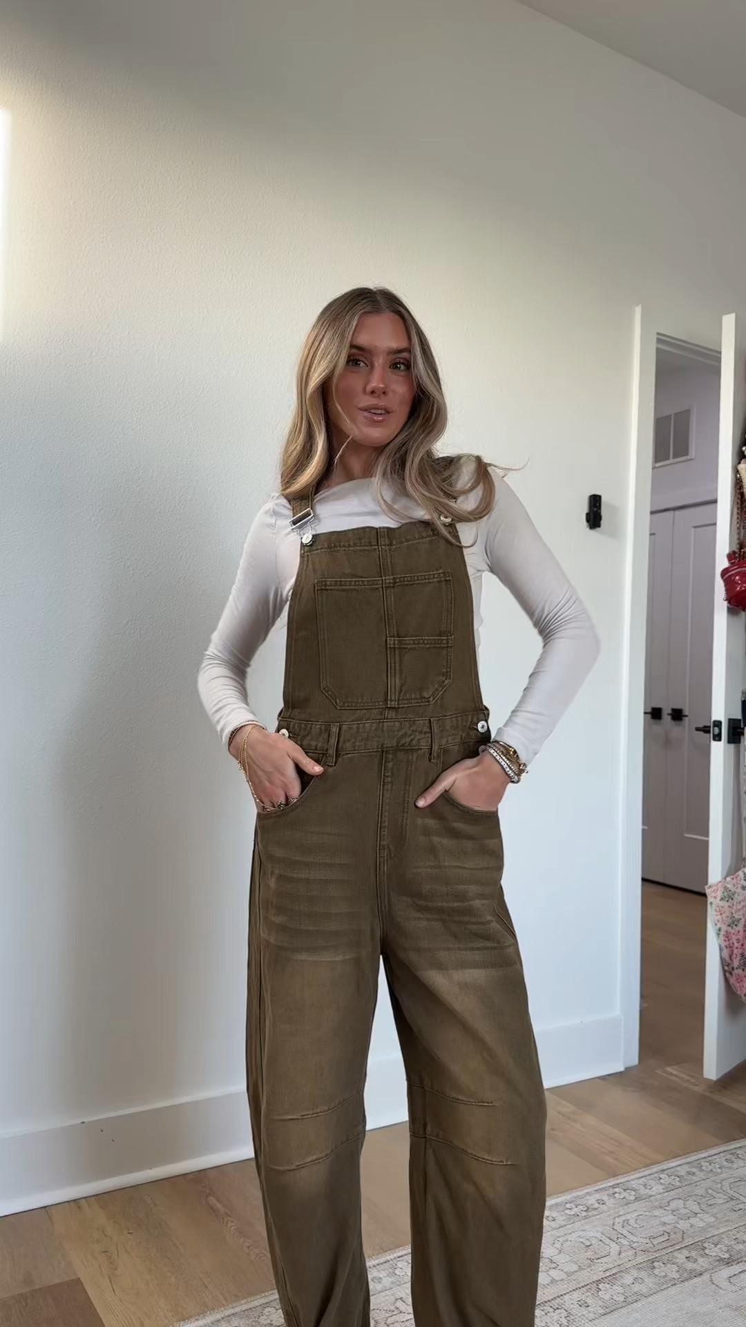 Amazon size XS PLNOTME Womens Denim Bib Overalls Barrel Leg Adjustable Strap Jean Pants Jumpsuits with Pockets. Amazon size XS SUUKSESS Cloud Cashmere Women Boat Neck Fitted Long Sleeve Shirt Basic Knit Tops

#LTKFindsUnder50 #LTKSaleAlert #LTKootd