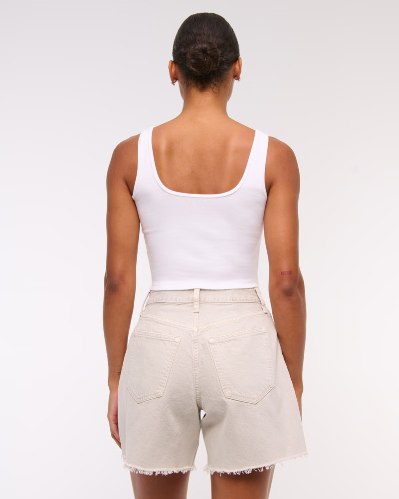 Women's Curve Love High Rise Loose Short | Women's Bottoms | Abercrombie.com | Abercrombie & Fitch (US)