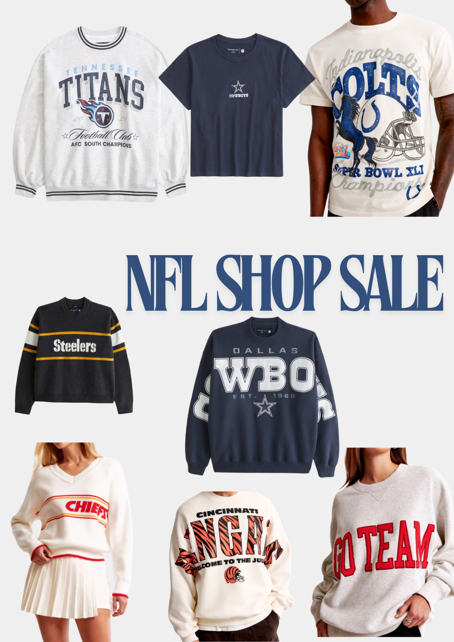 The @abercrombie NFL shop sale starts tomorrow 8/28!! Get your carts ready bc it’s football szn🏈 #football #nfl #womenswear #sports #footballsweatshirt #nflsweatshirt #fallfinds #fallsweatshirt #abercrombie #abercrombiesale #abercrombiegraphics #abercrombiesweatshirt 

#LTKFindsUnder100 #LTKSaleAlert #LTKFallSale