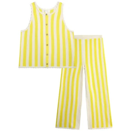 Jessica Simpson Girls' Crochet Pant Set, Sizes 4-16 | Walmart (US)