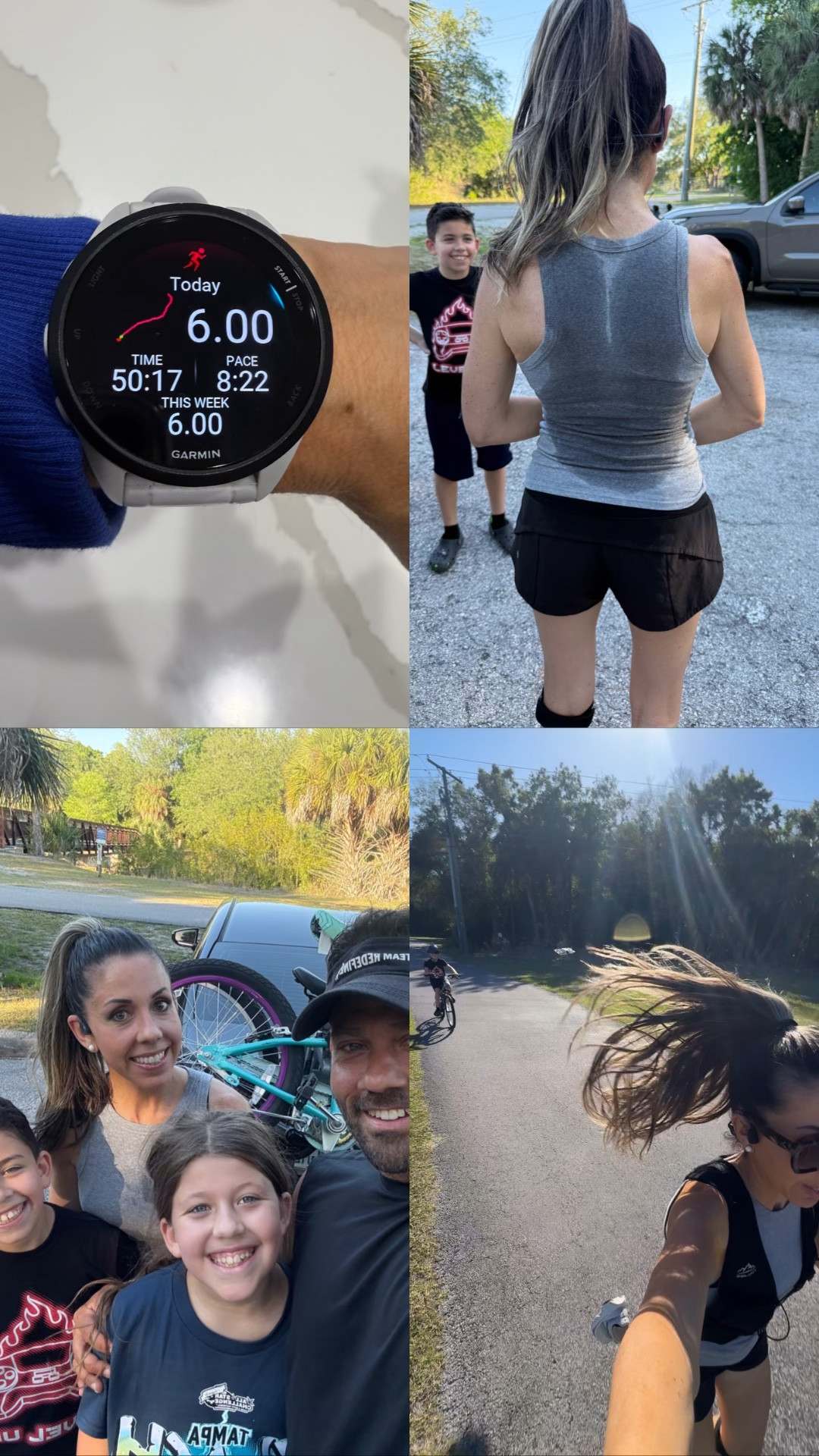 Sunday family time well spent:) the twins rode their bikes as Steve and I ran on the trail. ❤️

#LTKActive #LTKfitnessgoals #LTKdayinmylife