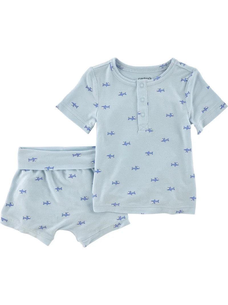 Carter's Child of Mine Baby ComfySoft Outfit Set, 2-Piece, Sizes Preemie-18 Months | Walmart (US)