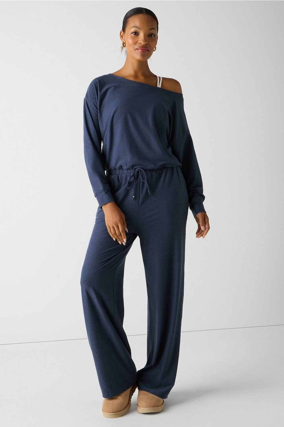 Cloud Jersey Off Shoulder Onesie | Fabletics