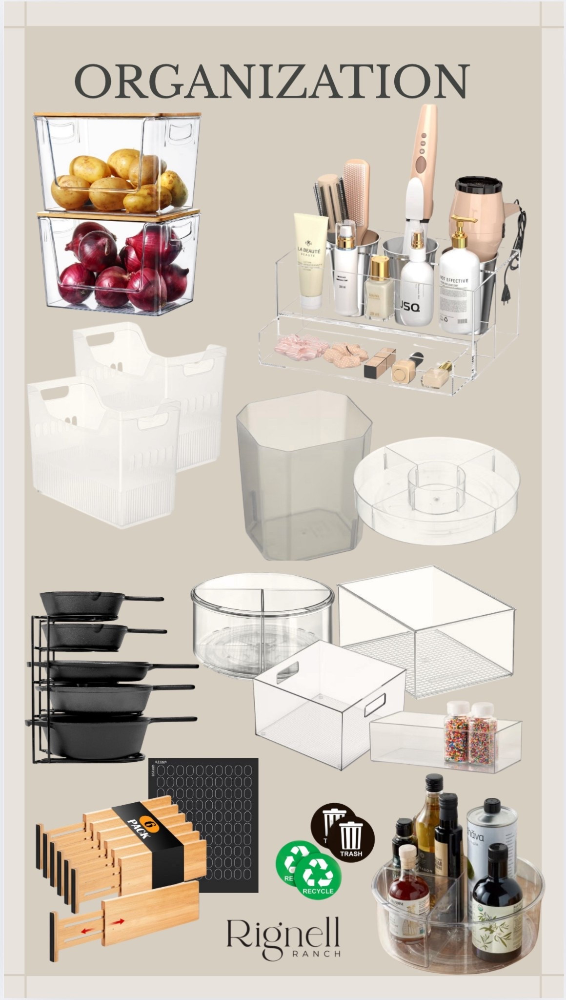 A few weeks ago my friend Angie helped me organize my kitchen and we ordered some awesome new organization tools! 

Links below! 

#organizationhacks #organization #home #tipsandtricks #homehacks #kitchenhacks

#LTKItBag #LTKStyleTip #LTKFindsUnder50