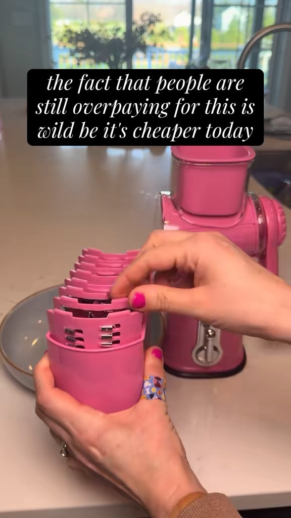 vegetable + cheese chopper that makes cooking so much easier 🥕🧀✨  

this is one of those kitchen tools you don’t realize you need until you try it… and then you use it every day 🙌  

it chops veggies in seconds, shreds cheese, and saves SO much time during meal prep  

i love that everything goes right into the container so there’s less mess and cleanup  

perfect for busy days, quick dinners, or if you just don’t feel like spending forever chopping  

if you cook even a little… this is such a game changer 💕  

#kitchenhacks #mealprep #cookingmadeeasy #kitchentools #homeessentials #momlifehacks #quickmeals #amazonfinds #ltkhome #ltkfinds

#LTKmomlife #LTKHome #LTKfoodie