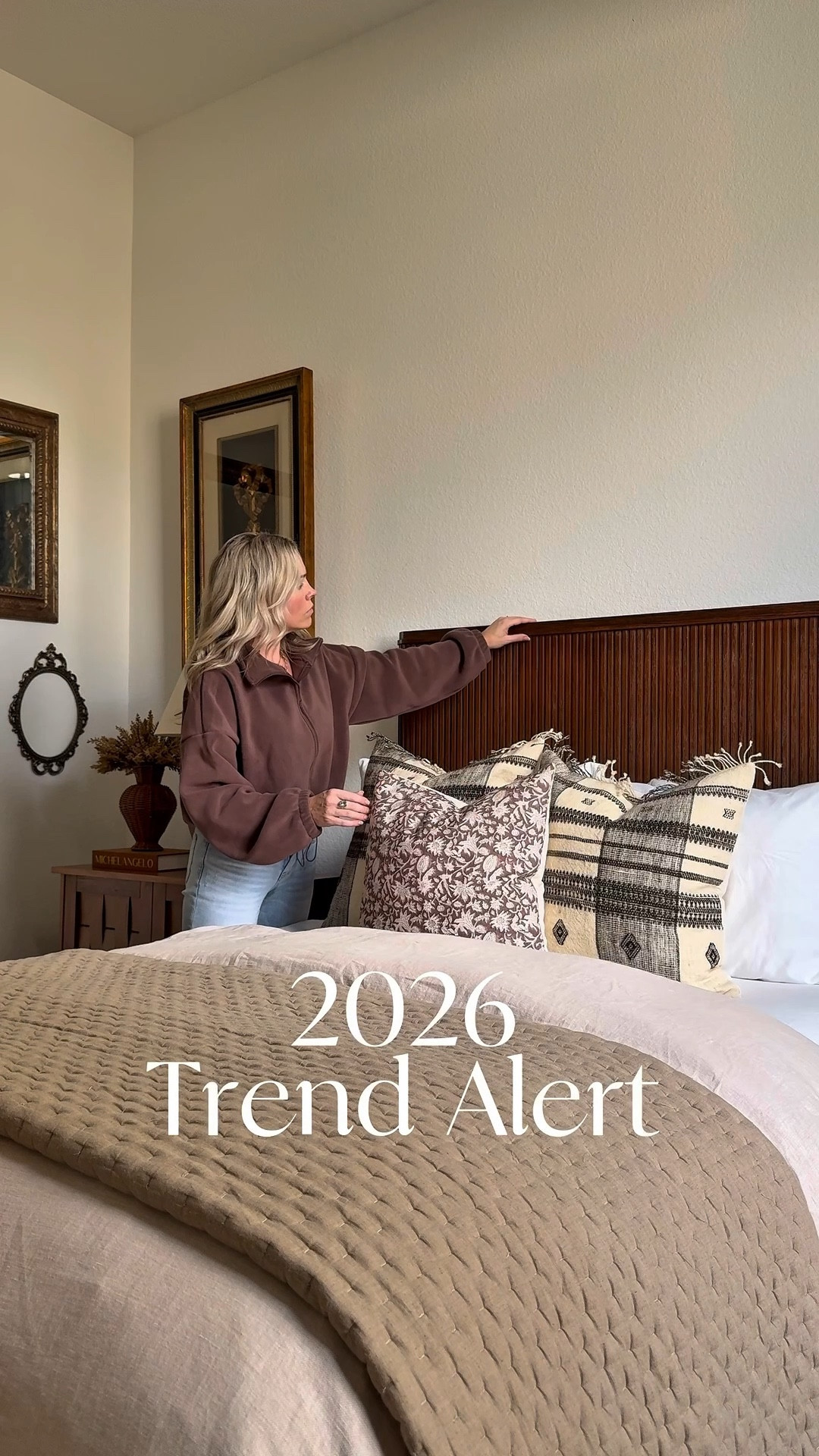 Darker woods, fluted details, this bedframe has it all 

#LTKHome