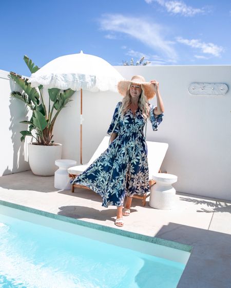 Poolside in the comfiest maxi dress 🦋

#LTKunder100 #LTKaustralia #LTKstyletip