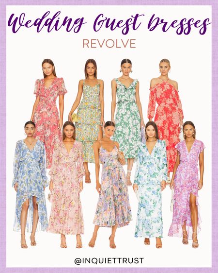 Cute and elegant floral wedding guest dresses from Revolve!
#springwedding #outfitidea #maxidress #mididress #weddingoutfit

#LTKFind #LTKwedding #LTKstyletip