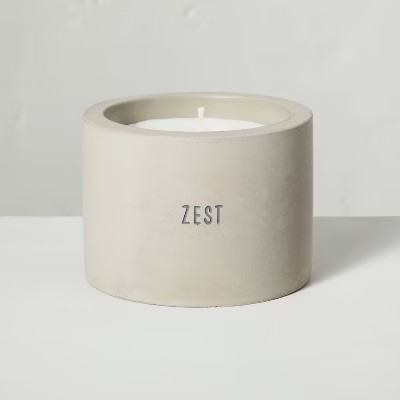 5oz Zest Mini Cement Candle - Hearth & Hand™ with Magnolia | Target