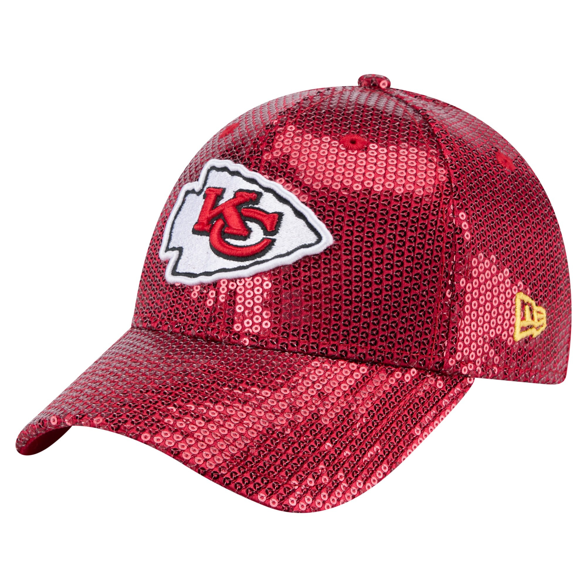 Kansas City Chiefs New Era Women's Sequin 9FORTY Adjustable Hat - Red | Fanatics