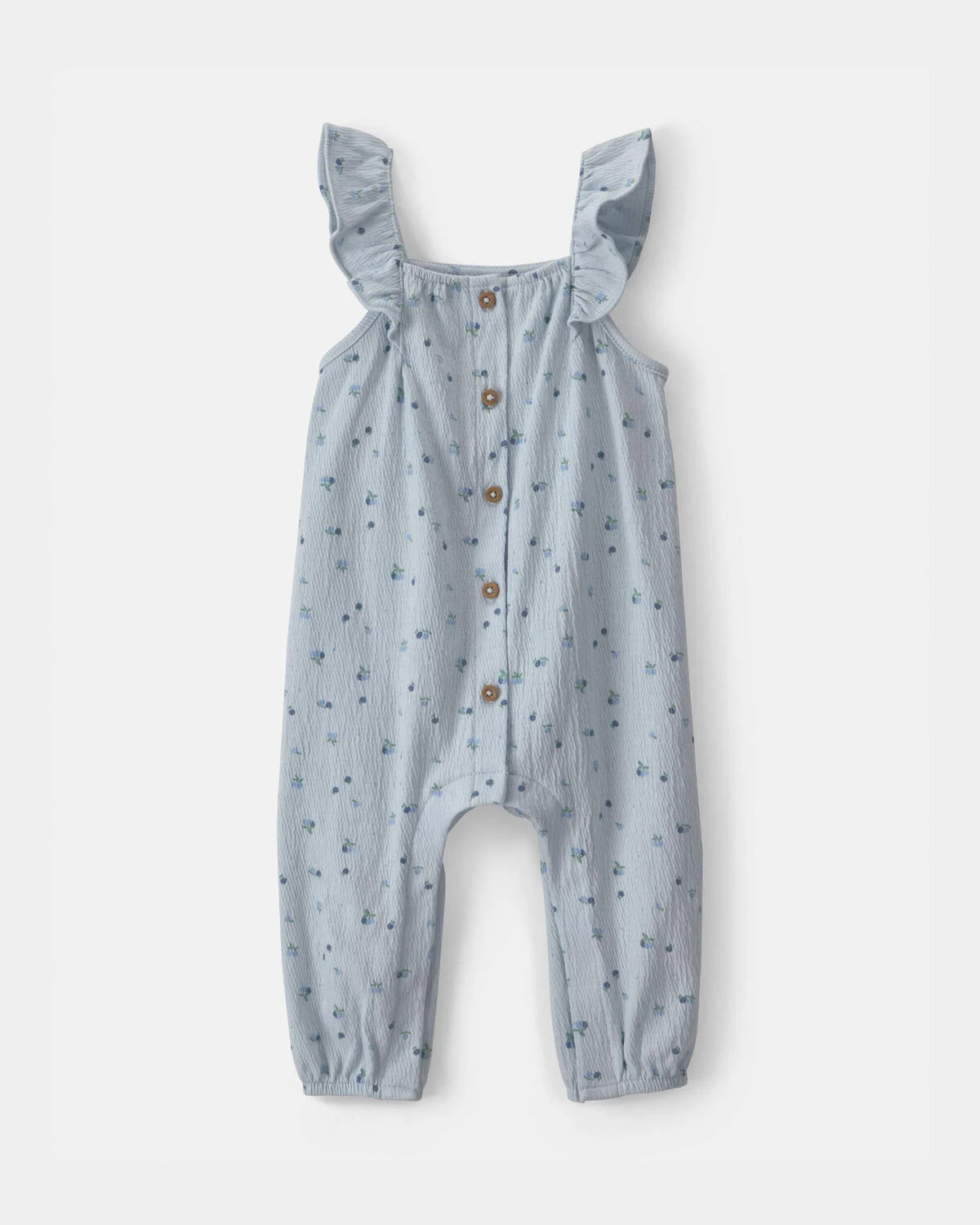 Baby Girl Blueberry Jumpsuit - Blue | Carter's | Carter's Inc