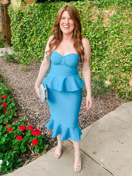 Amazon wedding guest dress wearing size large. Spring dress. 

Cocktail dress 

#LTKmidsize #LTKstyletip #LTKwedding