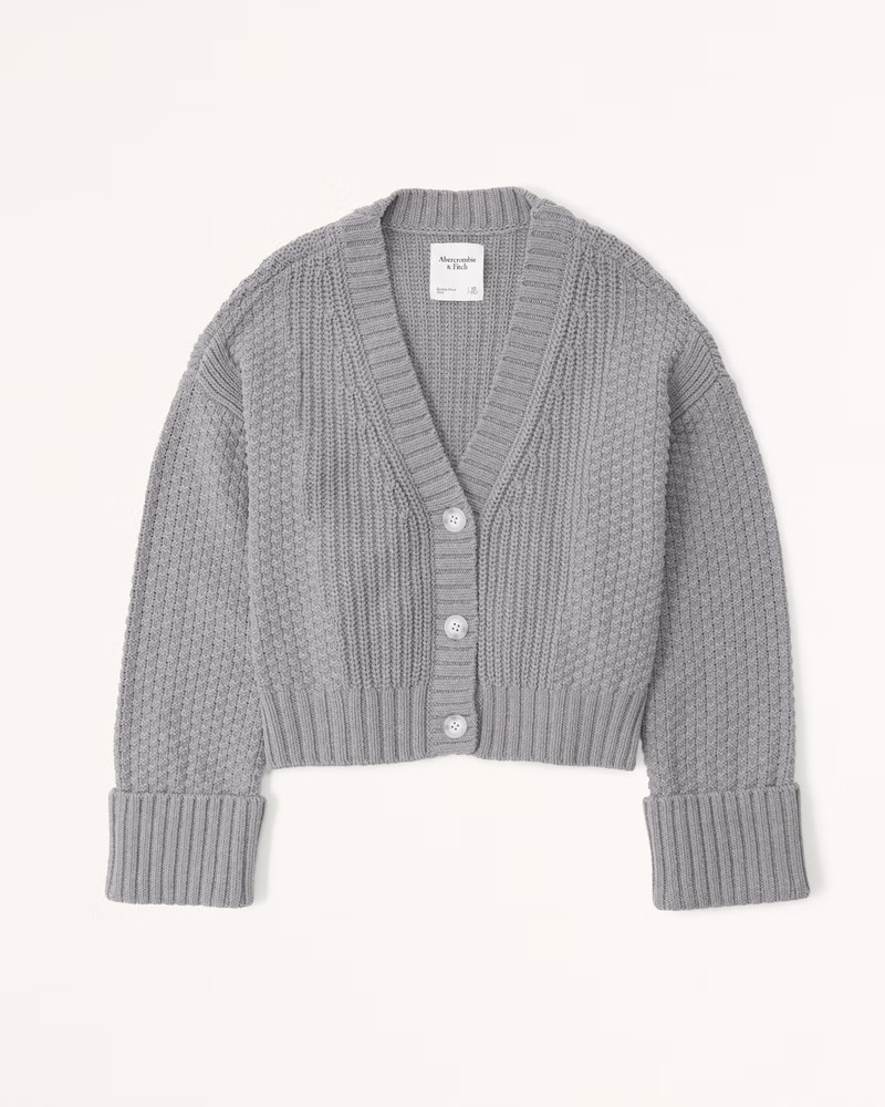 The A&F Cameron Seed Stitch Cardigan | Abercrombie & Fitch (US)