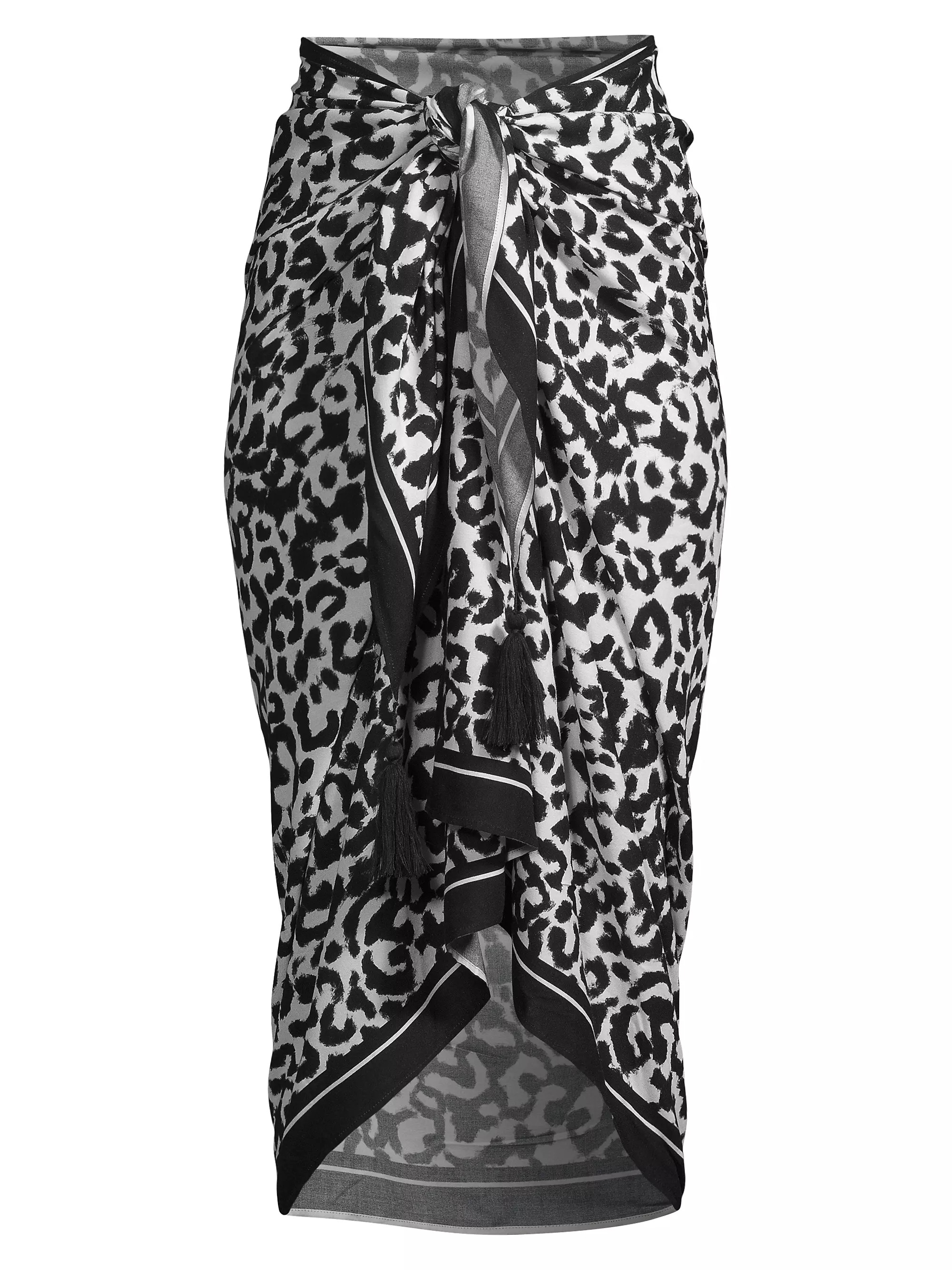 Melanie Leopard-Printed Pareo Cover-Up | Saks Fifth Avenue