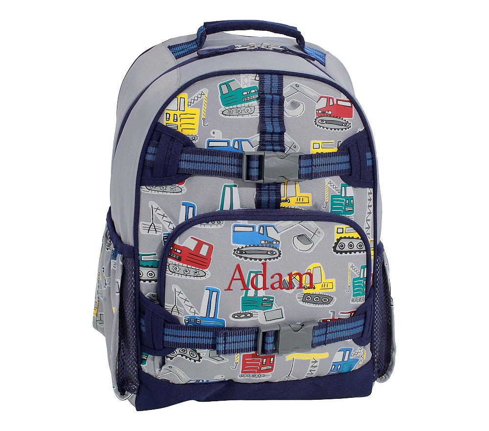 Gray Jax Construction Glow-In-The-Dark Mackenzie Backpack | Pottery Barn Kids