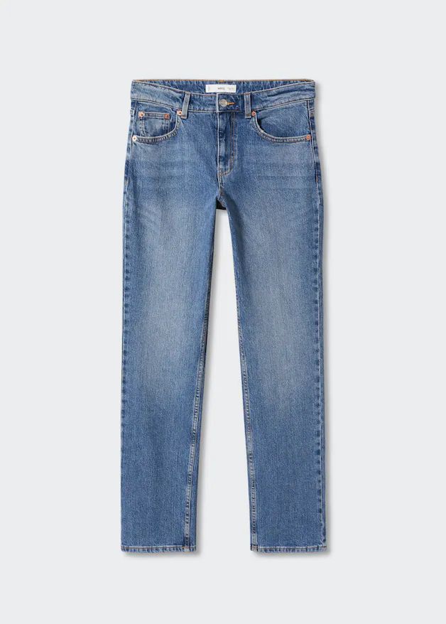 Medium-comfort straight jeans | MANGO (UK)