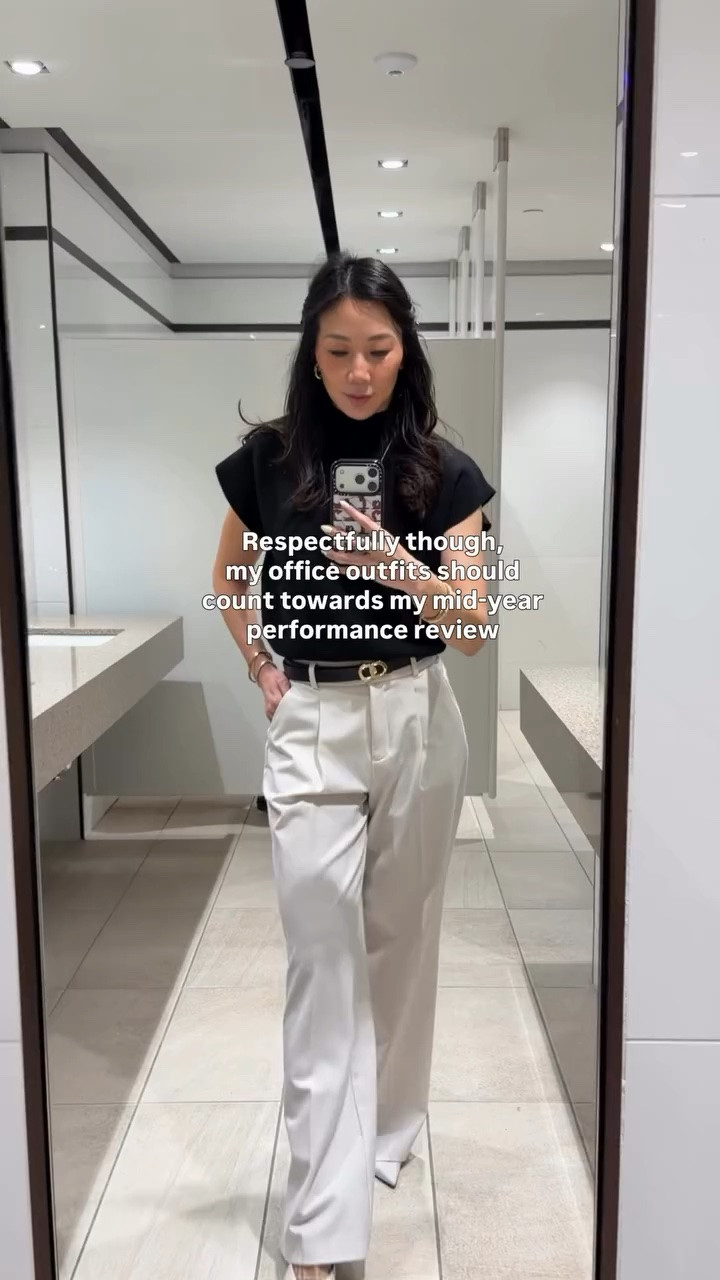 Summer office outfit ideas 💡 Workwear looks that feel classic, not corporate:
🤍 Silk midi skirt + fitted tank
🤍 Crisp button-down, half tucked
🤍 Lightweight cardigan over a slip dress
🤍 Wide-leg trousers + simple top
🤍 Matching skirt and top set
🤍 Pastel blazer, neutral trouser
🤍 Black and white, always

Neutrals will always be my baseline, but I let a little pastel in for summer. This is what “put-together” looks like when it doesn’t feel like trying.

#capsulewardrobe #officeoutfits #corporategirl #womeninstem #LTKworkwear

#LTKsummer #LTKdresses #LTKworkwear