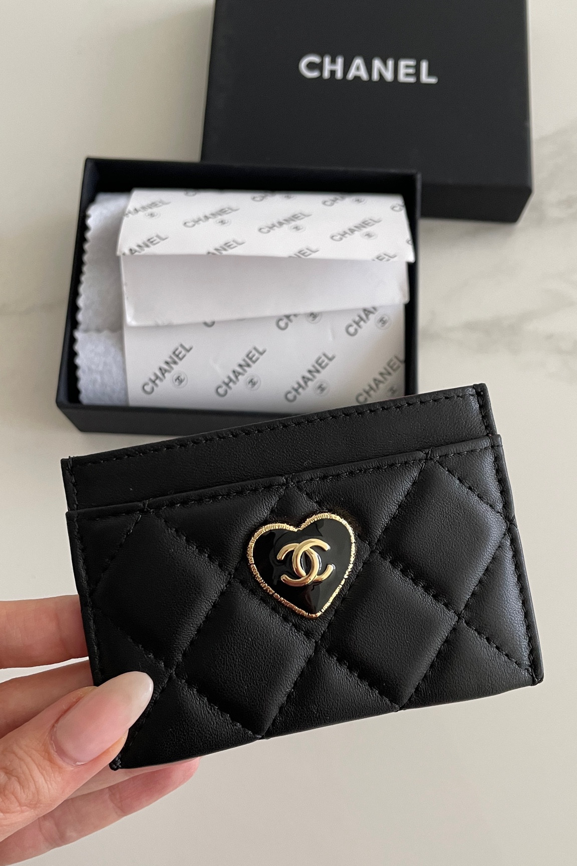 DUPE Y S L Cha Nel Card Holder … curated on LTK