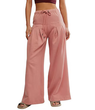 FP Movement Studio Siren High Rise Wide Leg Drawstring Pants | Dillard's | Dillard's