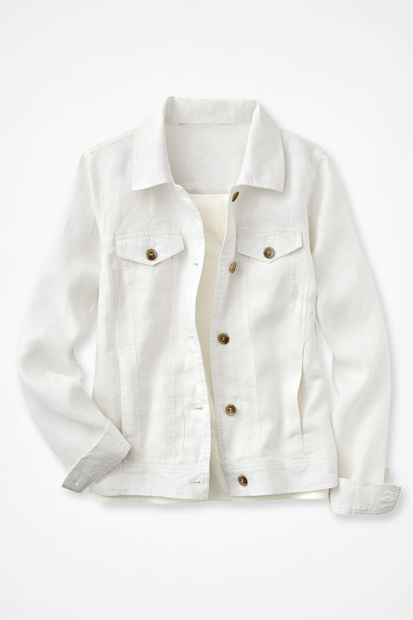 Journeys Lightweight Washable Linen Jacket | Coldwater Creek