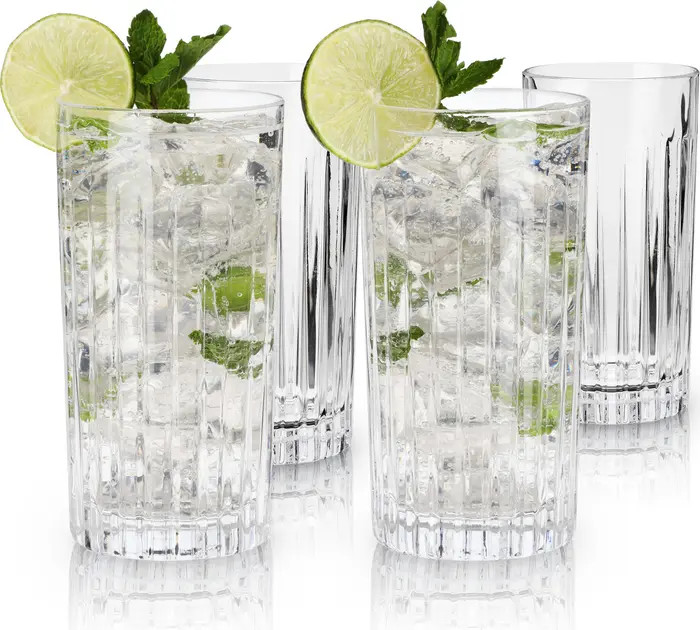 Viski Reserve Milo Crystal Highball Glasses Set of 4 | Nordstrom | Nordstrom