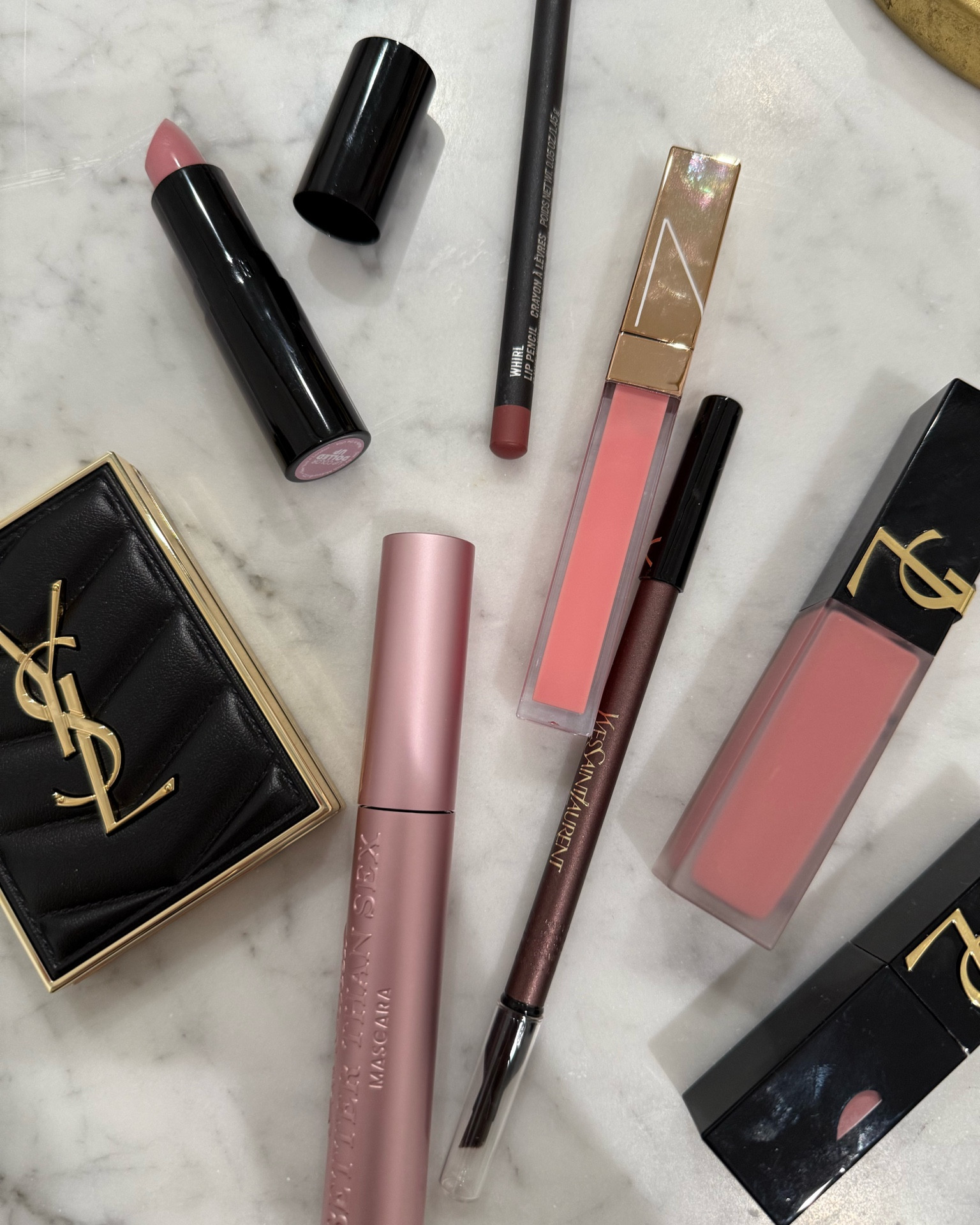 new beauty favorites from nordstrom! 
ysl liquid blush shade 44
trish mcevoy lipstick dolled up 
nars gloss turkish delight
mac lip liner whirl
ysl shadows 
ysl gloss 44 
ysl eyeliner 2

@nordstrombeauty #nordstrompartner

#LTKFindsUnder100 #LTKBeauty #LTKHoliday