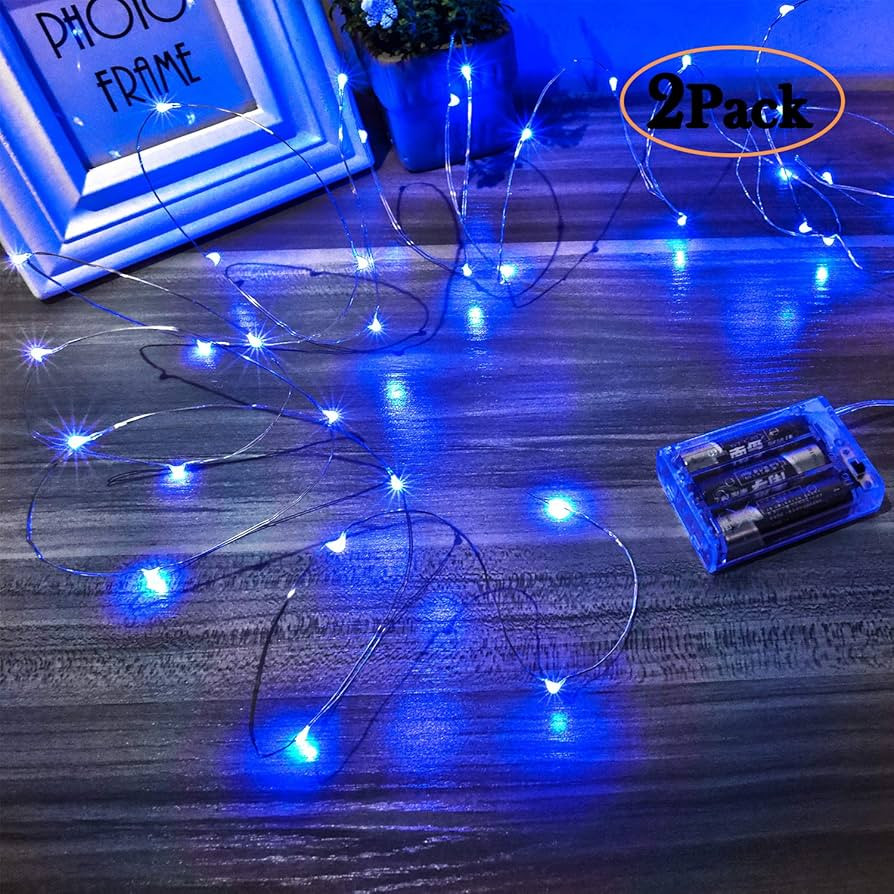 Ariceleo Led Fairy Lights Battery Operated, 1 Pack Mini Battery Powered Copper Wire Starry Fairy ... | Amazon (US)